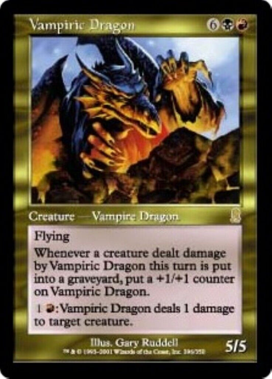 MTG 1x  Vampiric Dragon Odyssey MTG Magic the Gathering