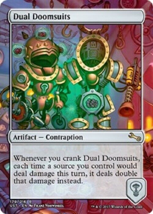 MTG MTG 1x Dual Doomsuits rare Unstable Card Magic The Gathering