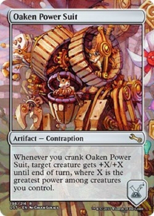 MTG MTG 1X Oaken Power Suit NM Unstable cards Magic The Gathering