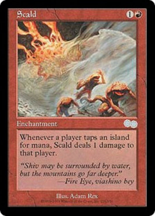 MTG 1x Scald Urza's Saga Card MTG Magic the Gathering