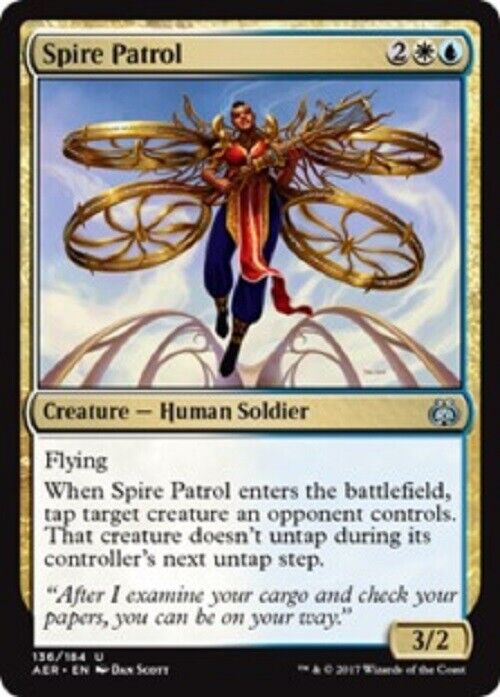 MTG MTG 1x Spire Patrol Aether Revolt card Magic The Gathering