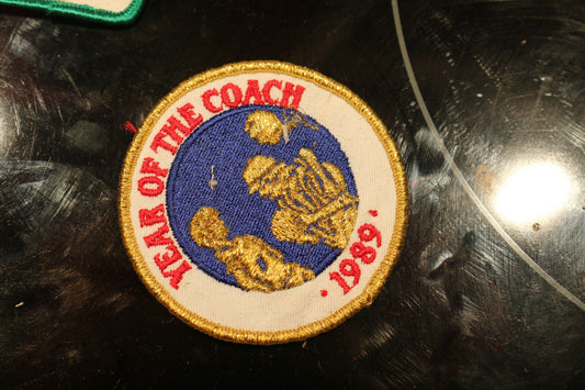 Vintage Shoulders Patches Souvenir Year Of The Coach 1989 #5