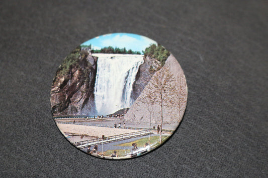 Parc De La Chute-Montmorency Québec Canada Sépaq Pinback Pin Button Macaron