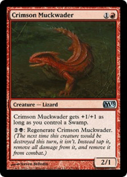 MTG 1x Crimson Muckwader Magic 2013 Magic the Gathering card MTG