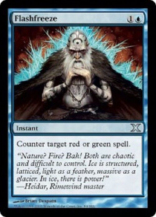 MTG Flashfreeze 10E Tenth Edition  NM Card MTG Magic Pauper