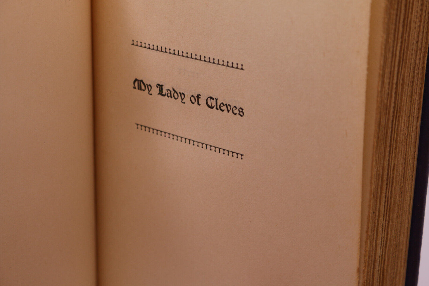 My Lady Cleves, Margaret Campbell Barnes,  Macrea-Smith-Co., 1946 2Nd Printing,