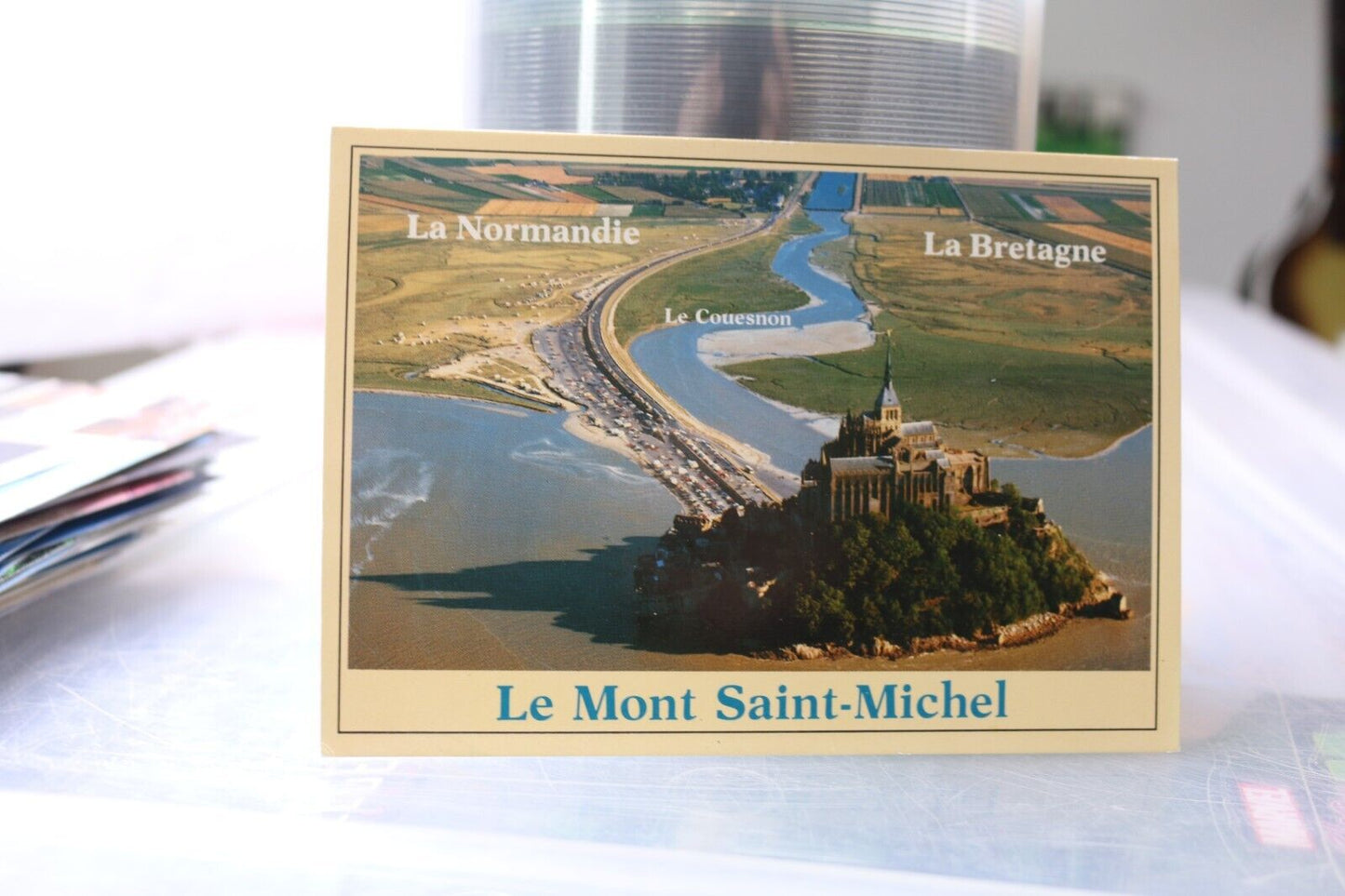 Post Card La Normandie La Bretagne Le Mont Saint-Michel Merveille De L'Occident