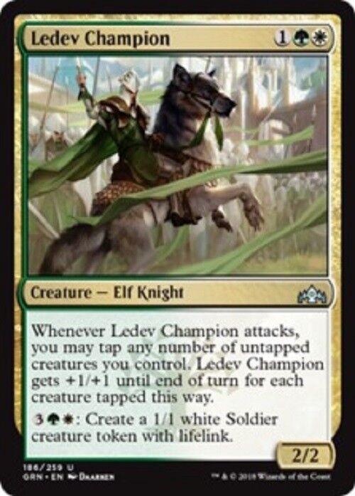 MTG 2x Ledev Champion Guilds of Ravnica MTG Magic Gathering Card Commander Pauper