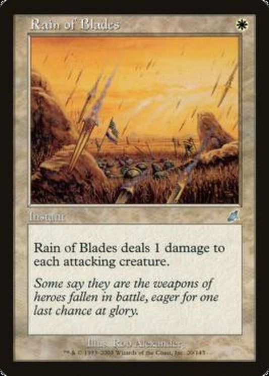 MTG MTG 1x   Rain of Blades Scourge   MTG Magic card