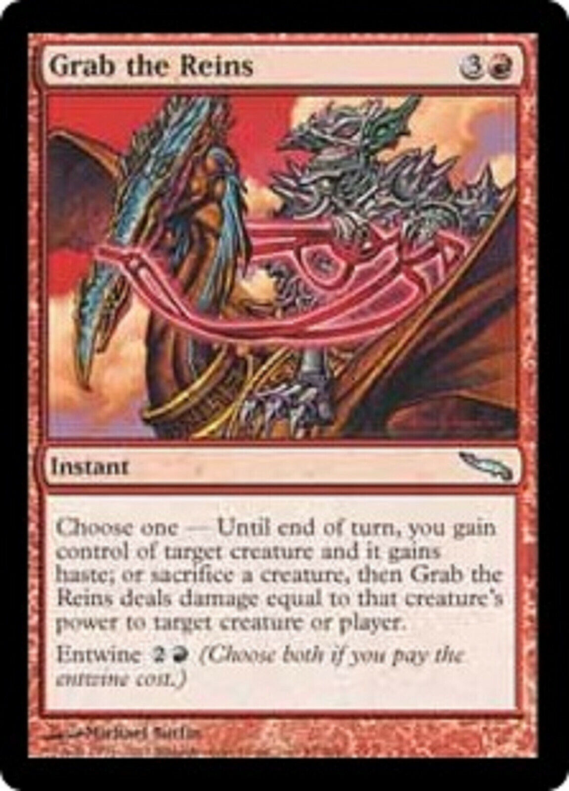 MTG 1x Grab the Reins Mirrodin Card MTG Magic the Gathering