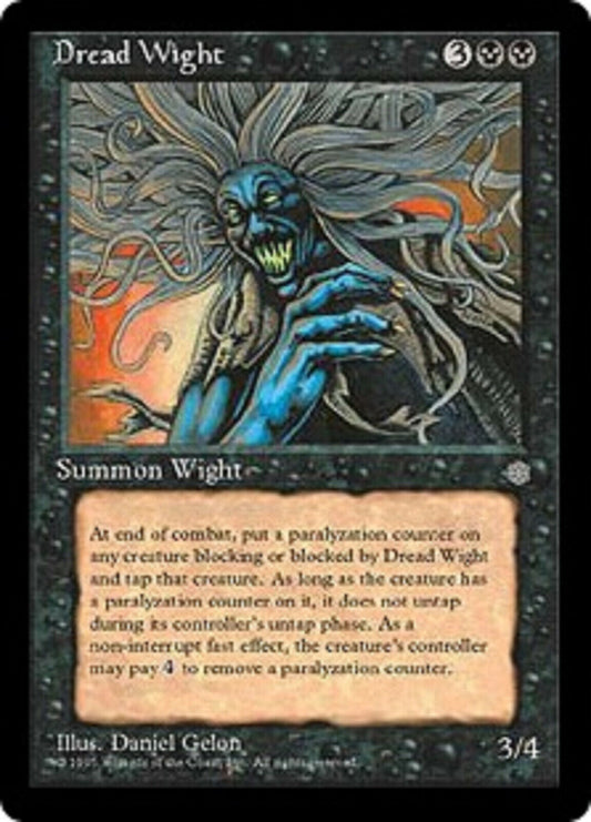 MTG 1x Dread Wight  Ice Age card MTG Magic the Gathering