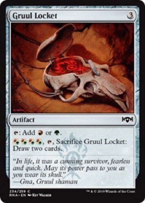 MTG MTG 4x Gruul Locket Ravnica Allegiance Cards Magic The Gathering NM