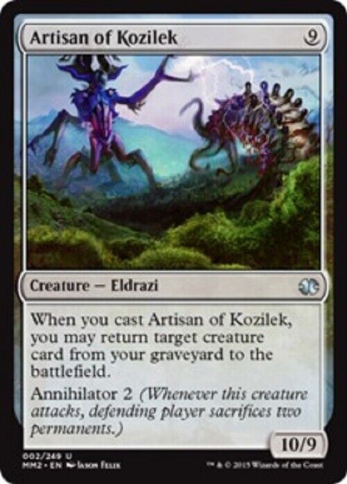 MTG MTG 1x Artisan of Kozilek Modern Masters 2015 Edition Card Magic The Gathering