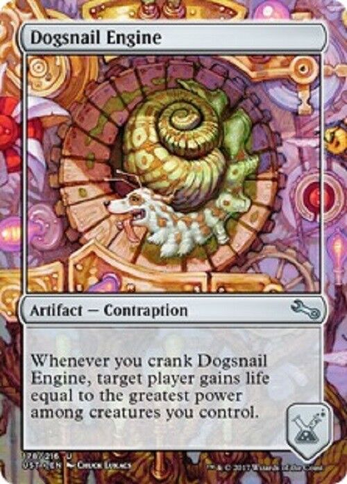 MTG 1x Dogsnail Engine Unstable Card Magic the Gathering MTG NM