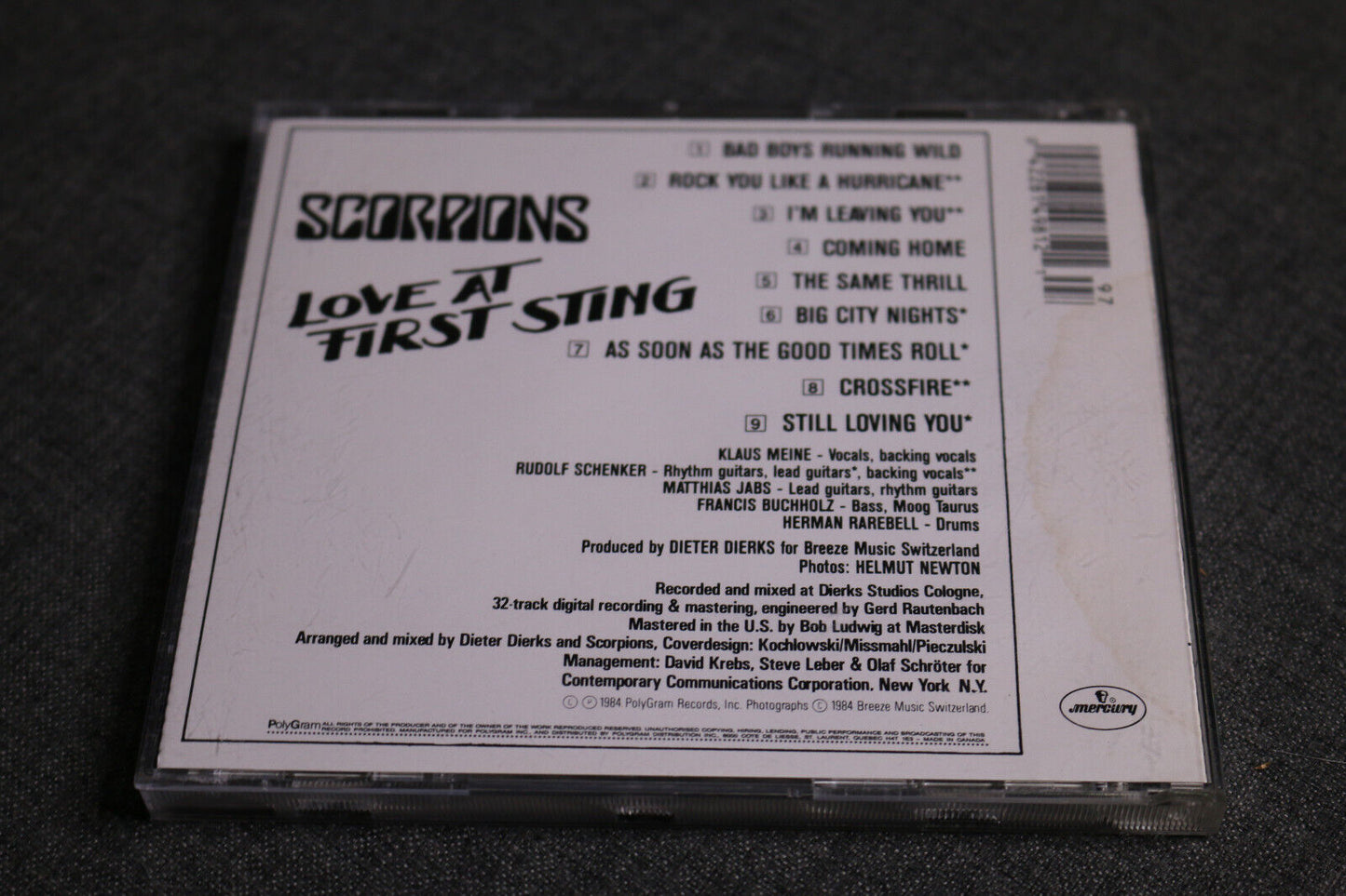 Love At First Sting - Audio Cd By Scorpions