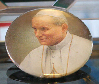 Pape Jean-Paul Ii 1984 Vintage - Pinback Buttons Macarons - 7 Cm