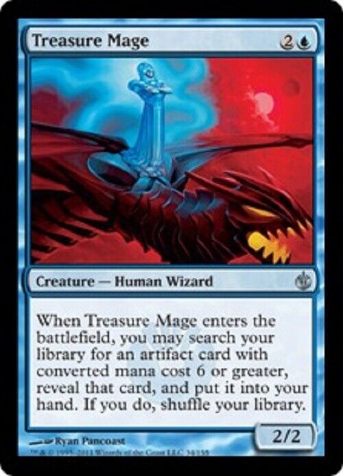 MTG MTG 1x  Treasure Mage Mirrodin Besieged  Card Magic The Gathering