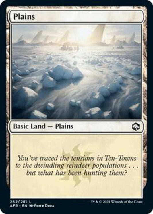 MTG MTG 4x Plains 262 Adventures in the Forgotten Realms