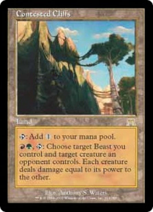 MTG 1x Contested Cliffs Onslaught card MTG Magic the Gathering