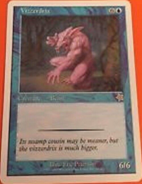 MTG 1x Vizzerdrix Starter 1999 Mtg Magic The Gathering Vintage Card Game Cards Games