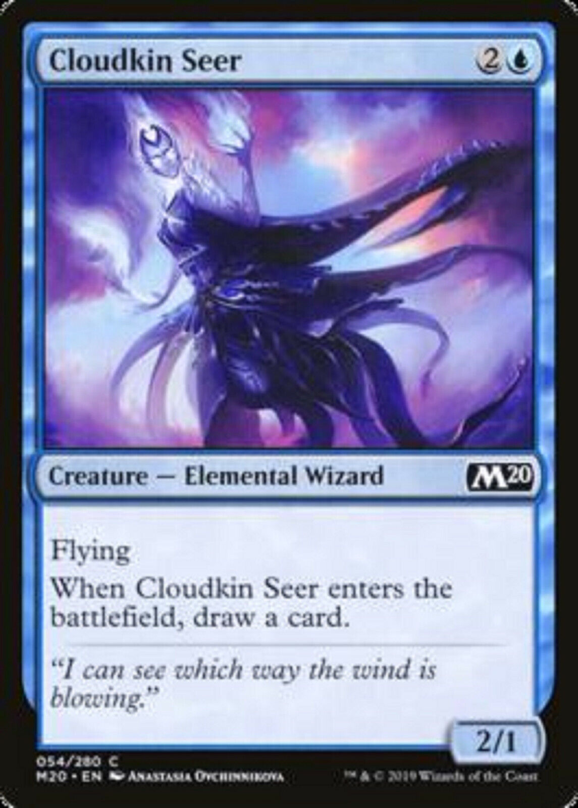 MTG MTG 4x Cloudkin Seer Core Set 2020 card Magic The Gathering