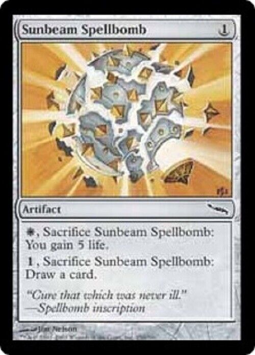 MTG MTG 1x Sunbeam Spellbomb Mirrodin card Magic The Gathering