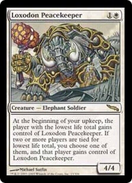 MTG MTG 1x  Loxodon Peacekeeper Mirrodin  Magic The Gathering