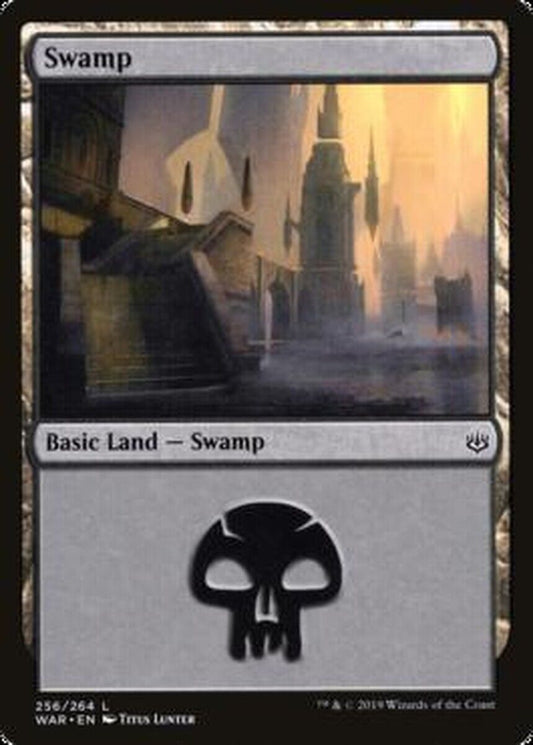 MTG MTG 4x  Swamp (256) War of the Spark Cards Magic The Gathering NM