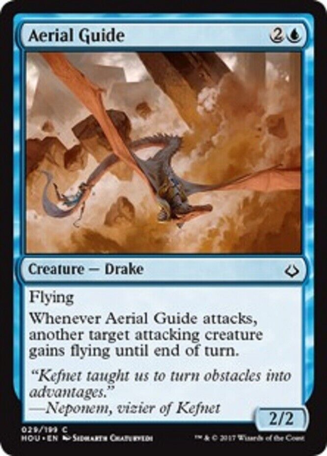 MTG MTG 4x Aerial Guide Hour of Devastation cards Magic The Gathering