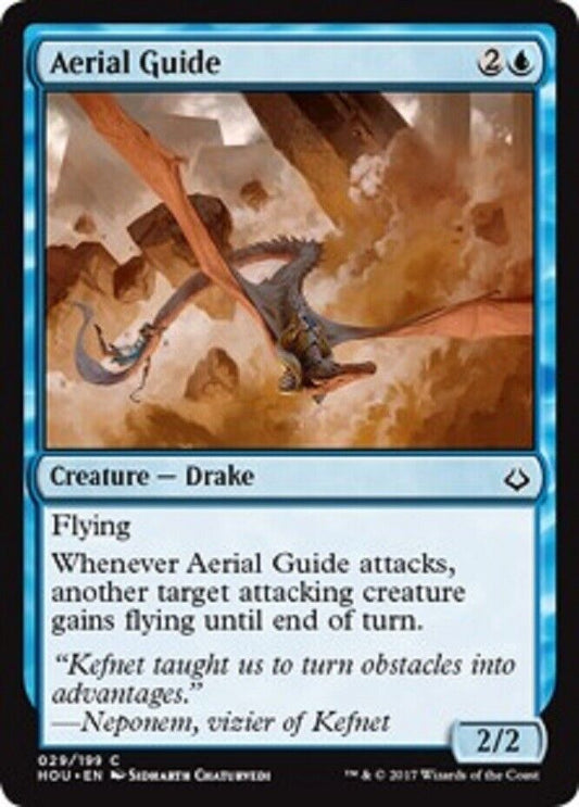 MTG MTG 4x Aerial Guide Hour of Devastation cards Magic The Gathering