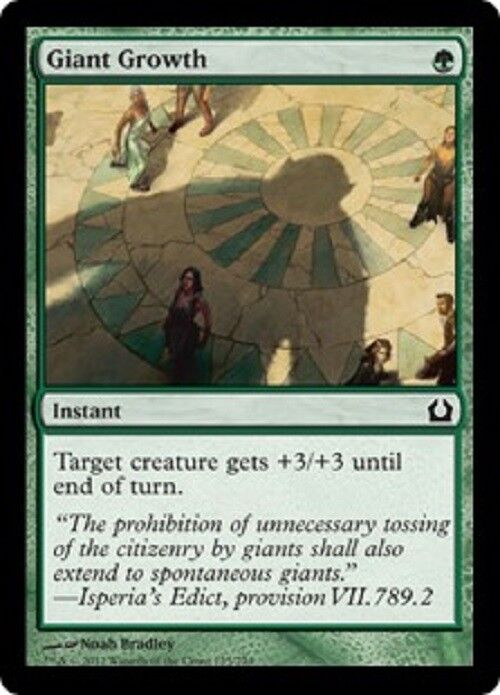 MTG 4x mtg  Giant Growth RTR Return to Ravnica  cards Magic the Gathering