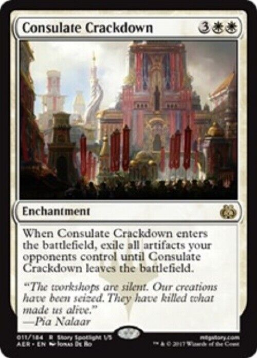 MTG MTG 1x Consulate Crackdown Aether Revolt Magic The Gathering card