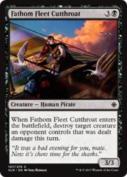 MTG 4x Fathom Fleet Cutthroat NM Ixalan MTG Magic the gathering