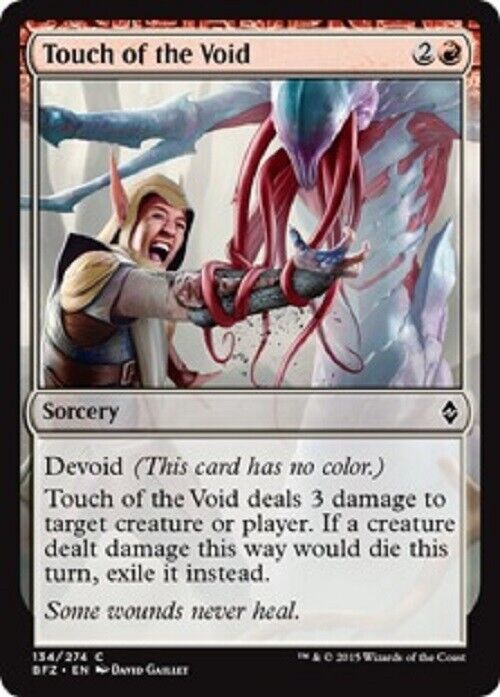 MTG 4x  Touch of the Void Battle for Zendikar  MTG Magic the Gathering card