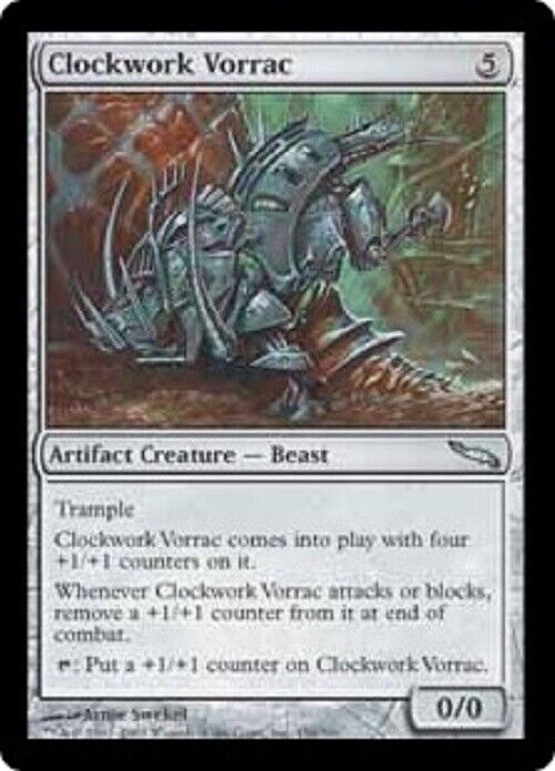 MTG MTG 1x Clockwork Vorrac Mirrodin Magic The Gathering card