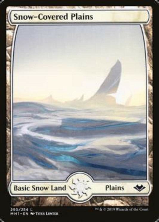 MTG MTG 1x Snow-Covered Plains Modern Horizons Magic the gatherine card