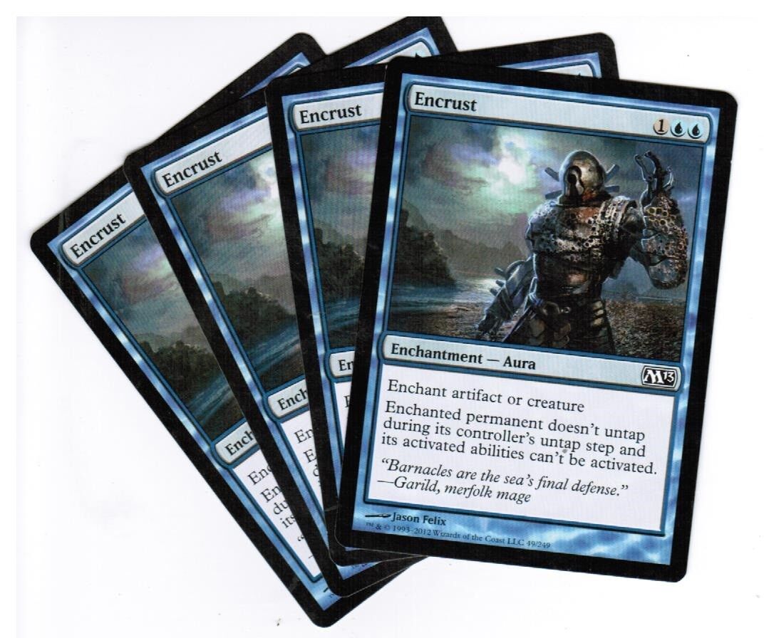 MTG MTG Encrust 2015 Core Set (C)  X4 4x Magic the GAthering Look cards Control