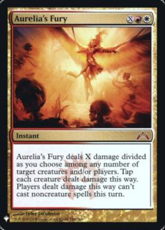 MTG MTG 1x Aurelia's Fury Foil Mystery Booster Retail Edition Foils Mythic Rare