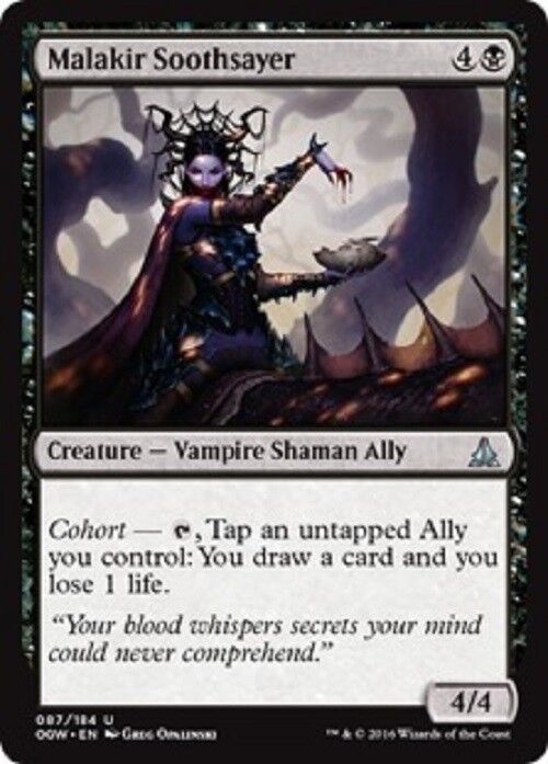 MTG Malakir Soothsayer Oath of the Gatewatch Card Magic the Gathering