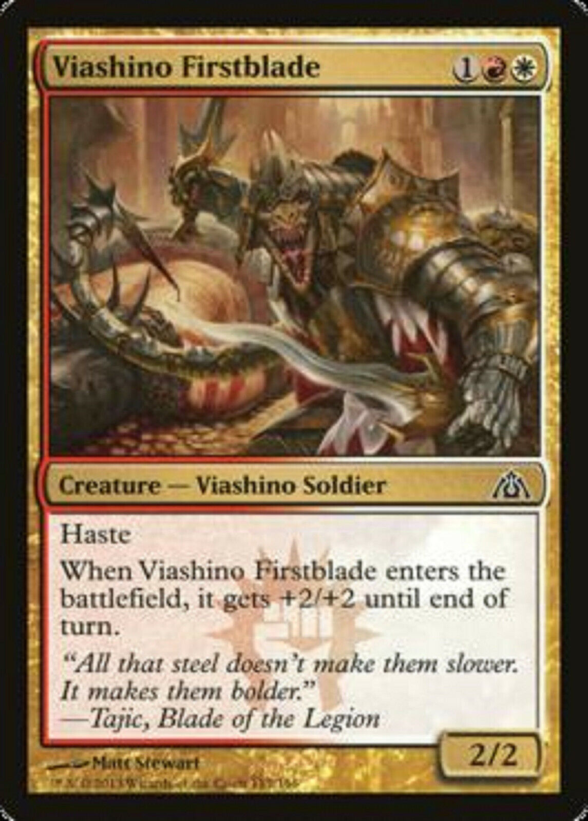 MTG 4x  Viashino Firstblade Dragon's Maze  Cards Magic the Gathering MTG