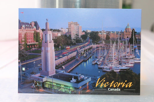 Vintage Post Card Victoria British Columbia An Altitude Super Card Foregrounded