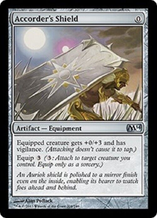 MTG MTG 1x  Accorder's Shield M14 Magic 2014 Core Set  Magic The Gathering card