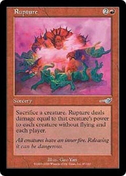 MTG MTG 1x Rupture Nemesis Card Magic The Gathering pauper Commander