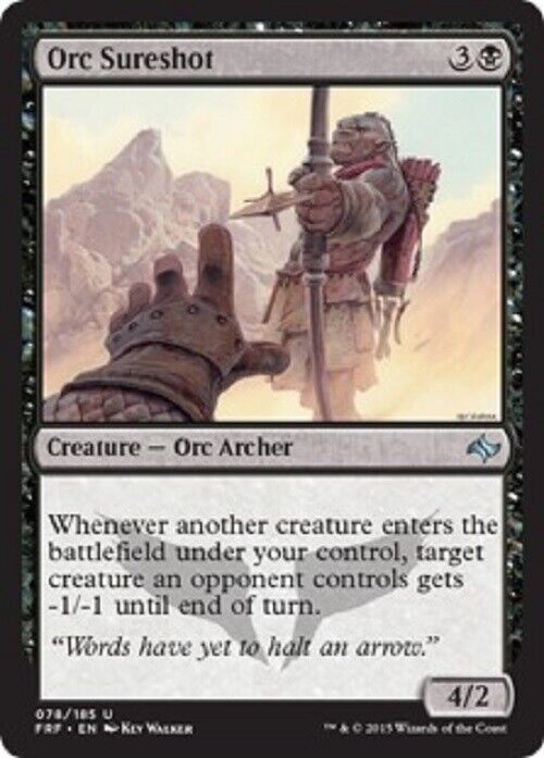 MTG 1x Orc Sureshot Fate Reforged card Magic the Gathering MTG