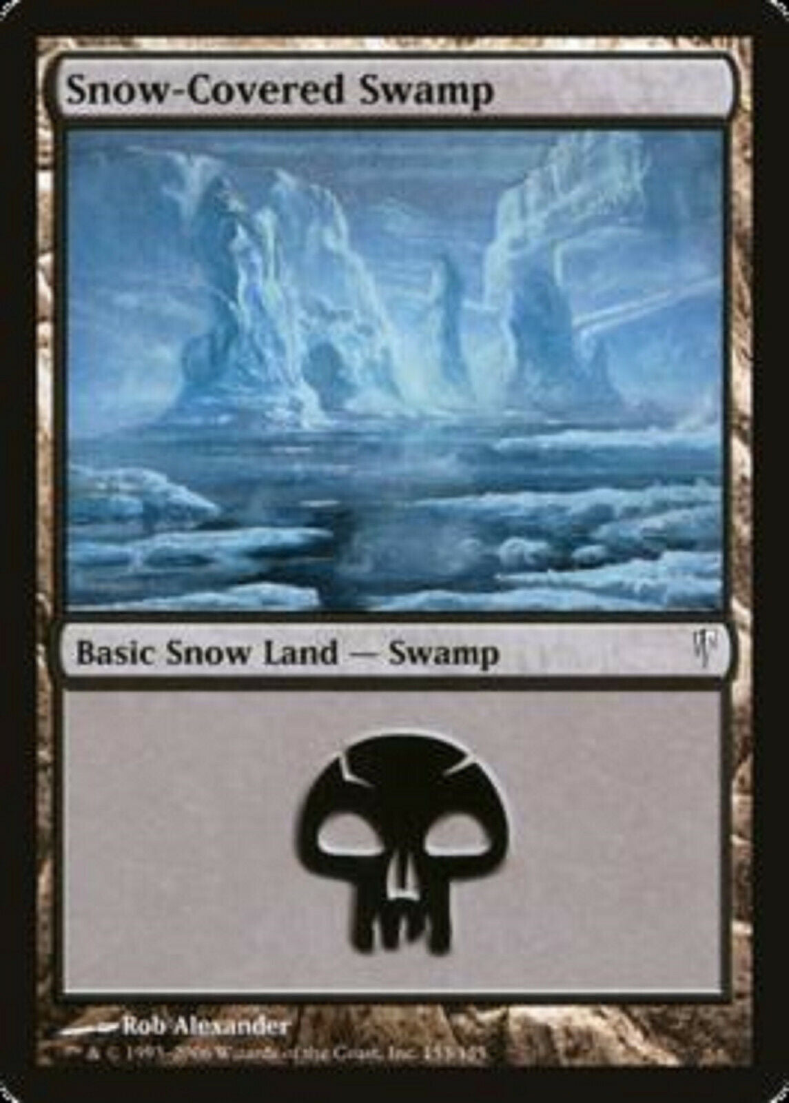 mtg blue snow cards MTG 1x Snow-Covered Swamp Coldsnap card MTG Magic the Gathering – Omniphustoys