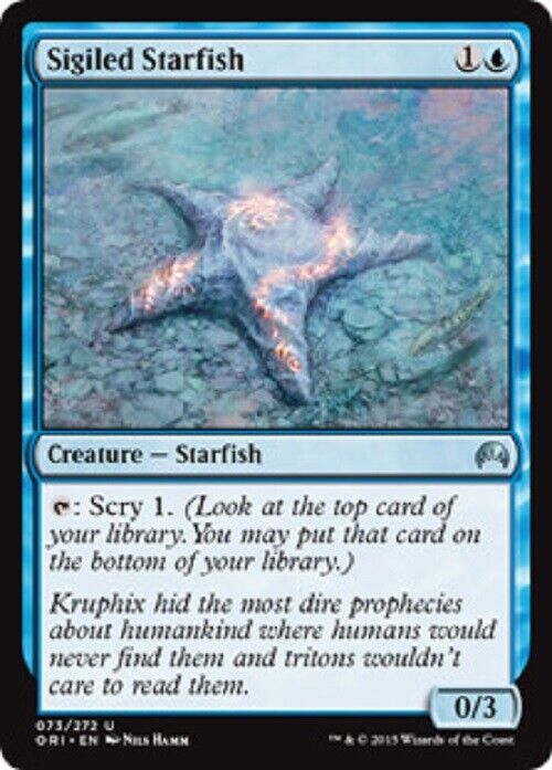 MTG MTG 1x Sigiled Starfish Magic Origins Card Magic The Gathering pauper