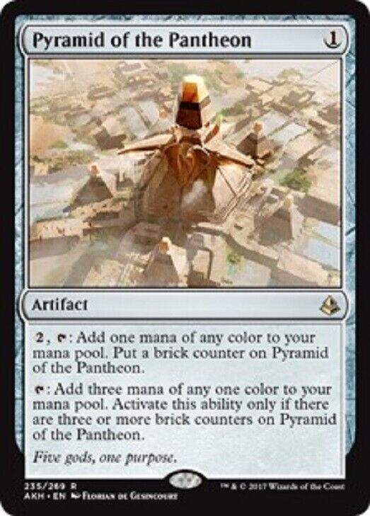 MTG Mtg x1 Pyramid of the Pantheon Amonkhet rare Magic the Gathering card