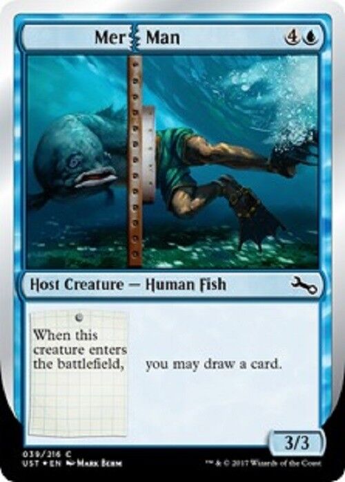 MTG 4x mtg Mer Man Unstable cards Magic the Gathering NM