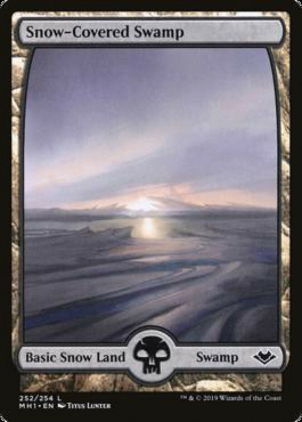 MTG MTG 1x Snow-Covered Swamp Modern Horizons Magic the gatherine card