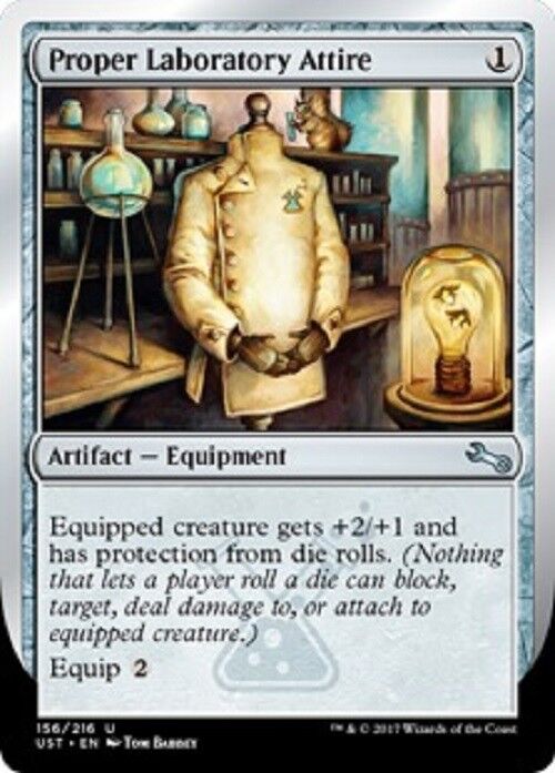 MTG MTG 2X Proper Laboratory Attire NM Unstable cards Magic The Gathering